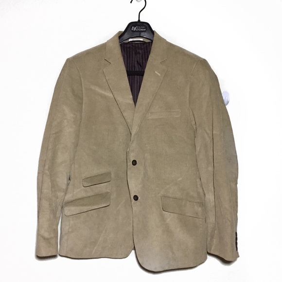Concepts by Claiborne Other - Concepts by Claiborne Tan Corduroy Blazer L